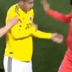【動画あり】サッカー韓国代表がコロンビア選手に拳を食らわせる　⇒　「我々は被害者だ」と主張￼